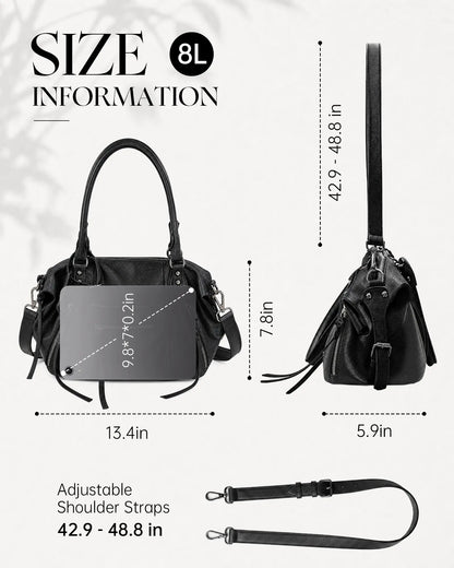 Mini City Tote Bag Vegan Tote Bags Women'S Hobo Bags Purse Handbag Shoulder Bag with Adjustable Strap Crossbody Bag